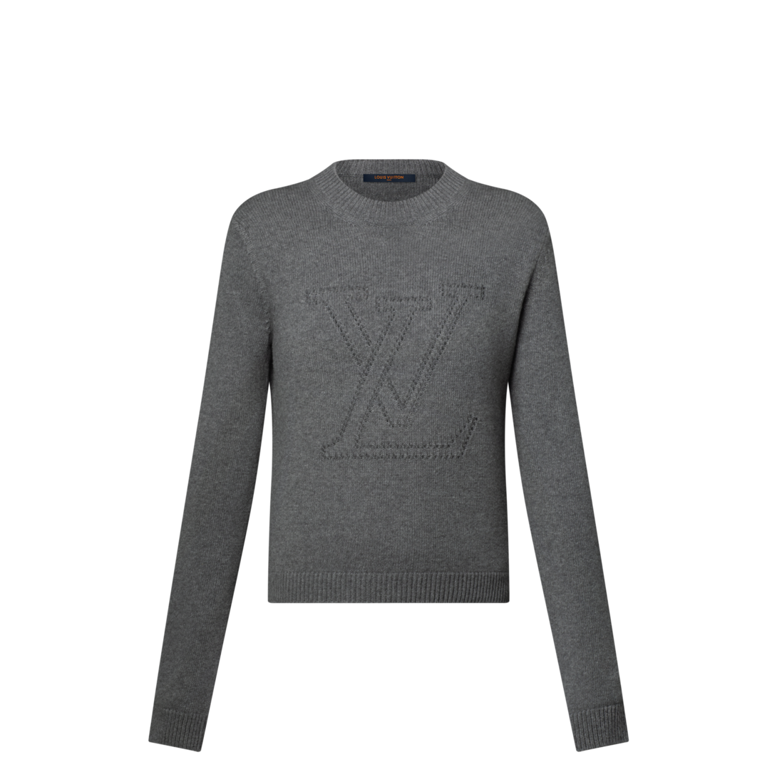 Embroidered Signature Jumper - Luxury Grey | LOUIS VUITTON